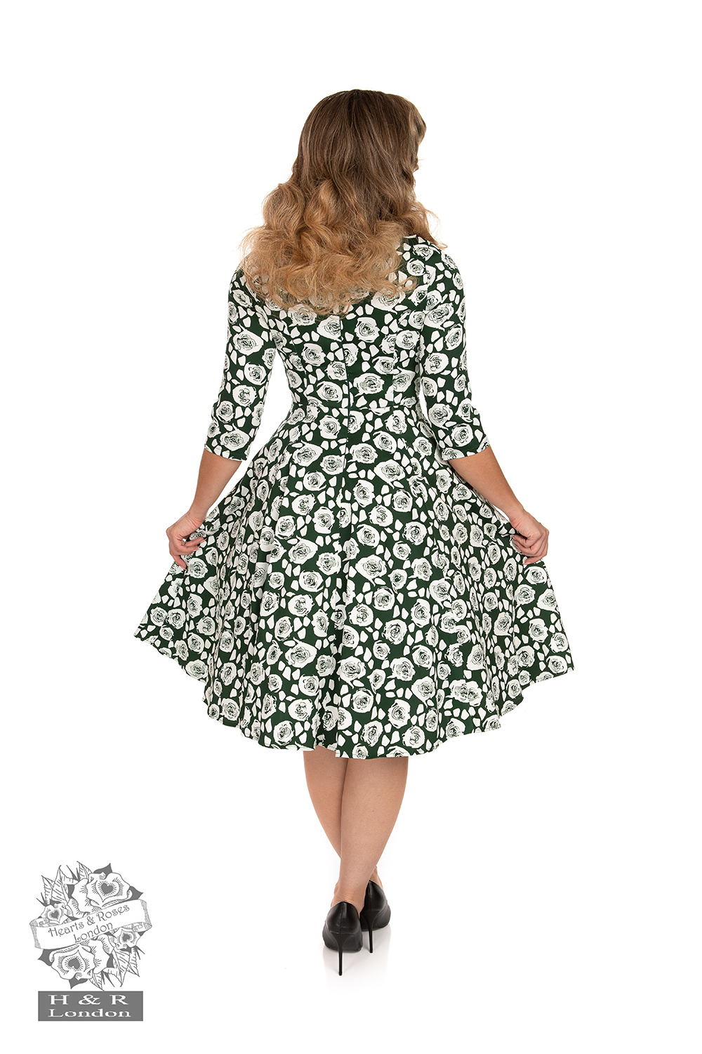 Emelda Floral Swing Dress